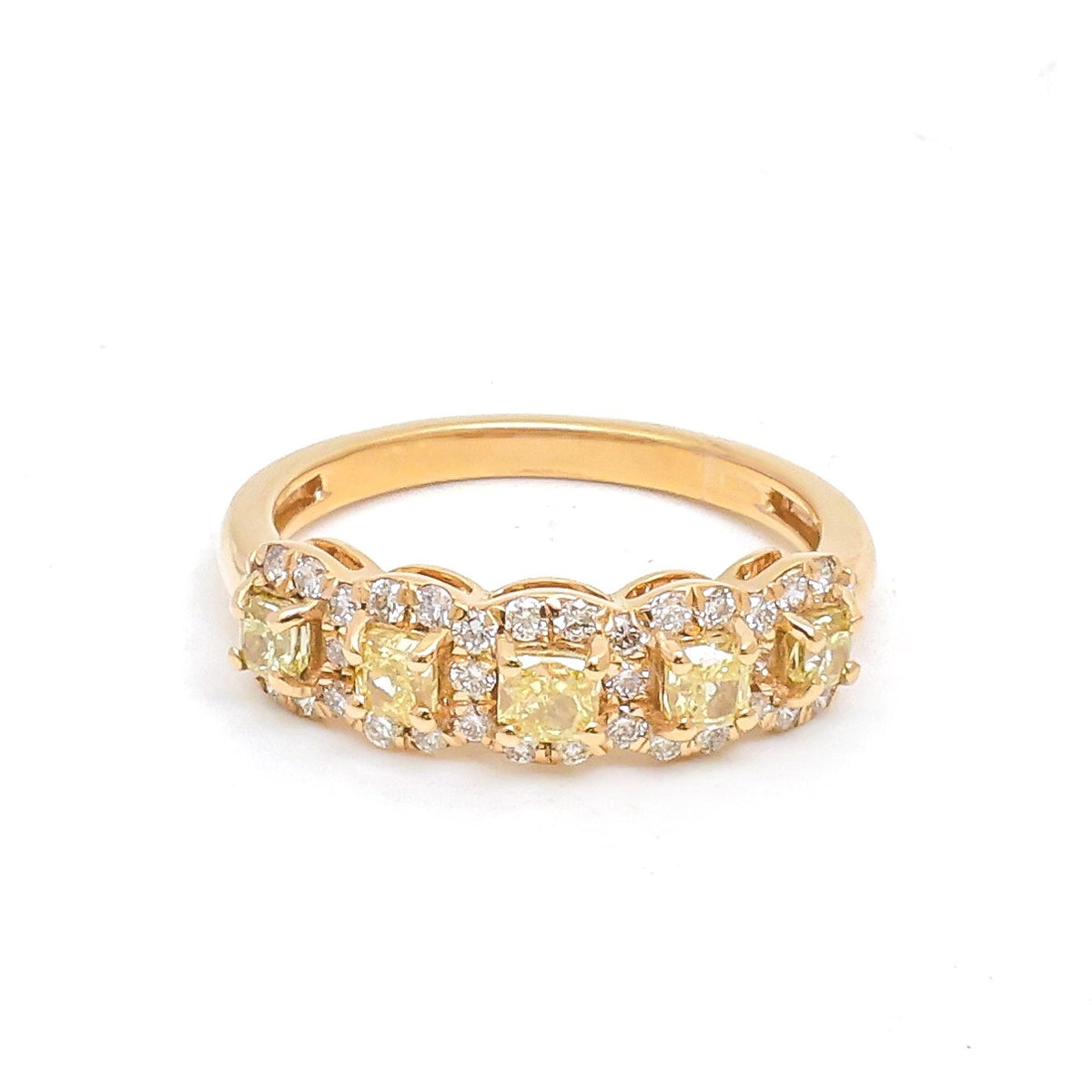 Yellow Diamond Diamond Ring