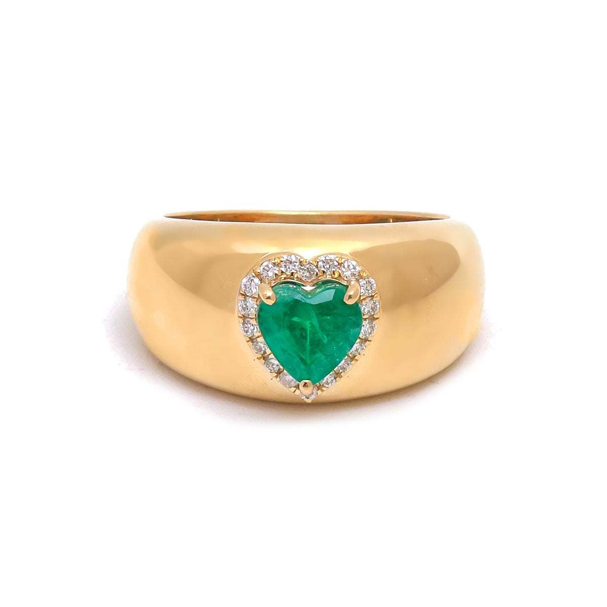 Emerald Diamond Ring