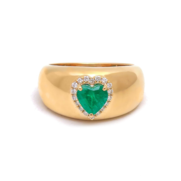 Emerald Diamond Ring