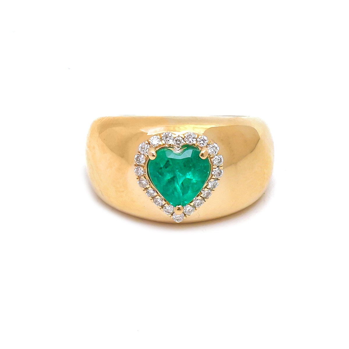 Emerald Diamond Ring