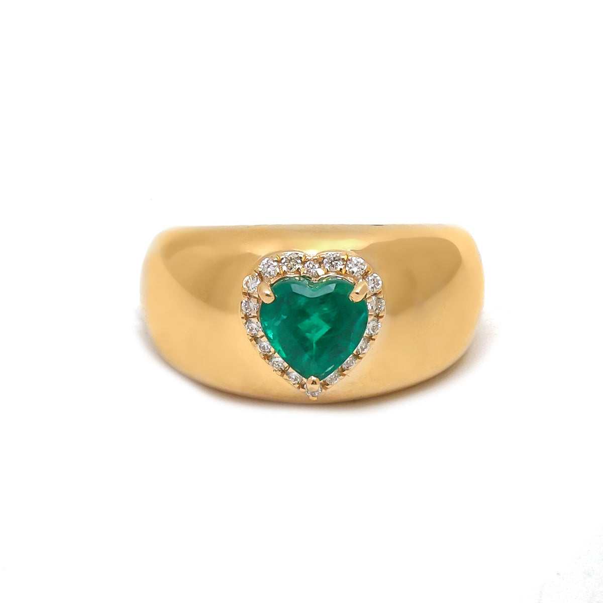 Emerald Diamond Ring
