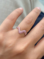 Pink Sapphire Pinky Ring