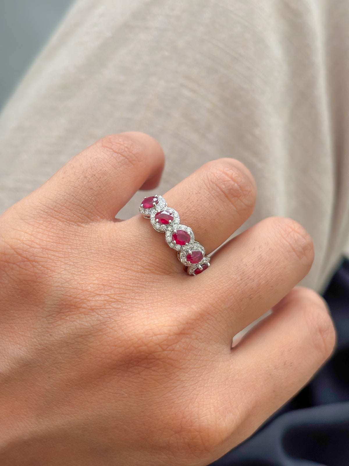 Ruby Diamond Ring