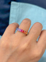 Rainbow Sapphire Ring