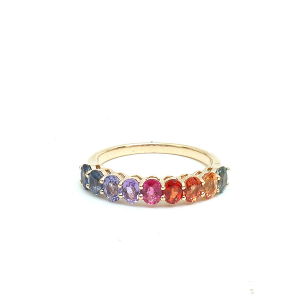 Rainbow Sapphire Ring