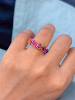 Rainbow Sapphire Ring