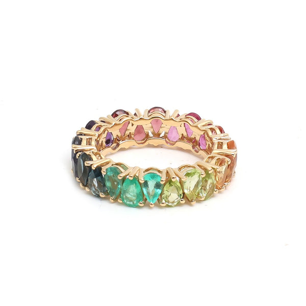 Rainbow Sapphire Ring