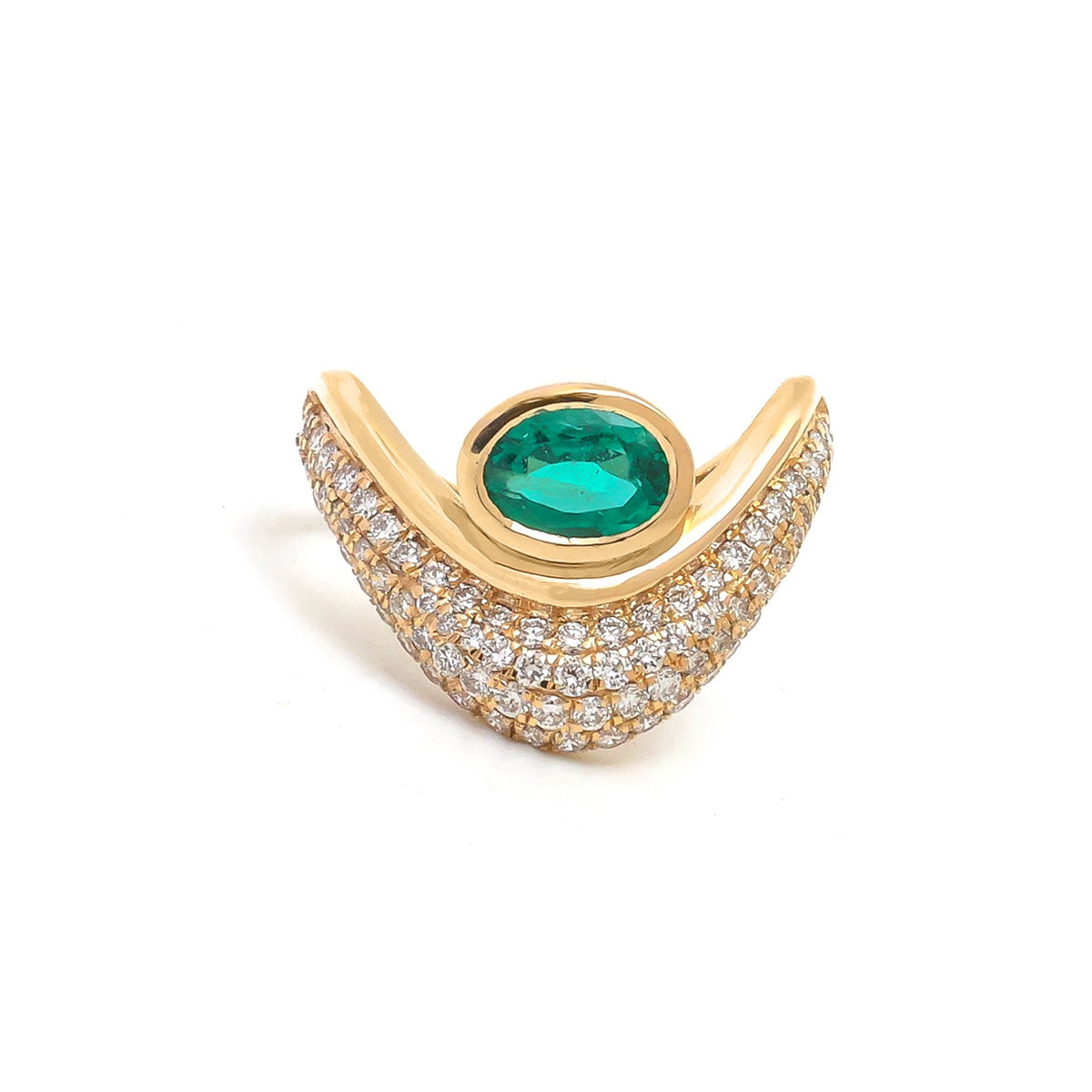 Emerald Diamond Ring
