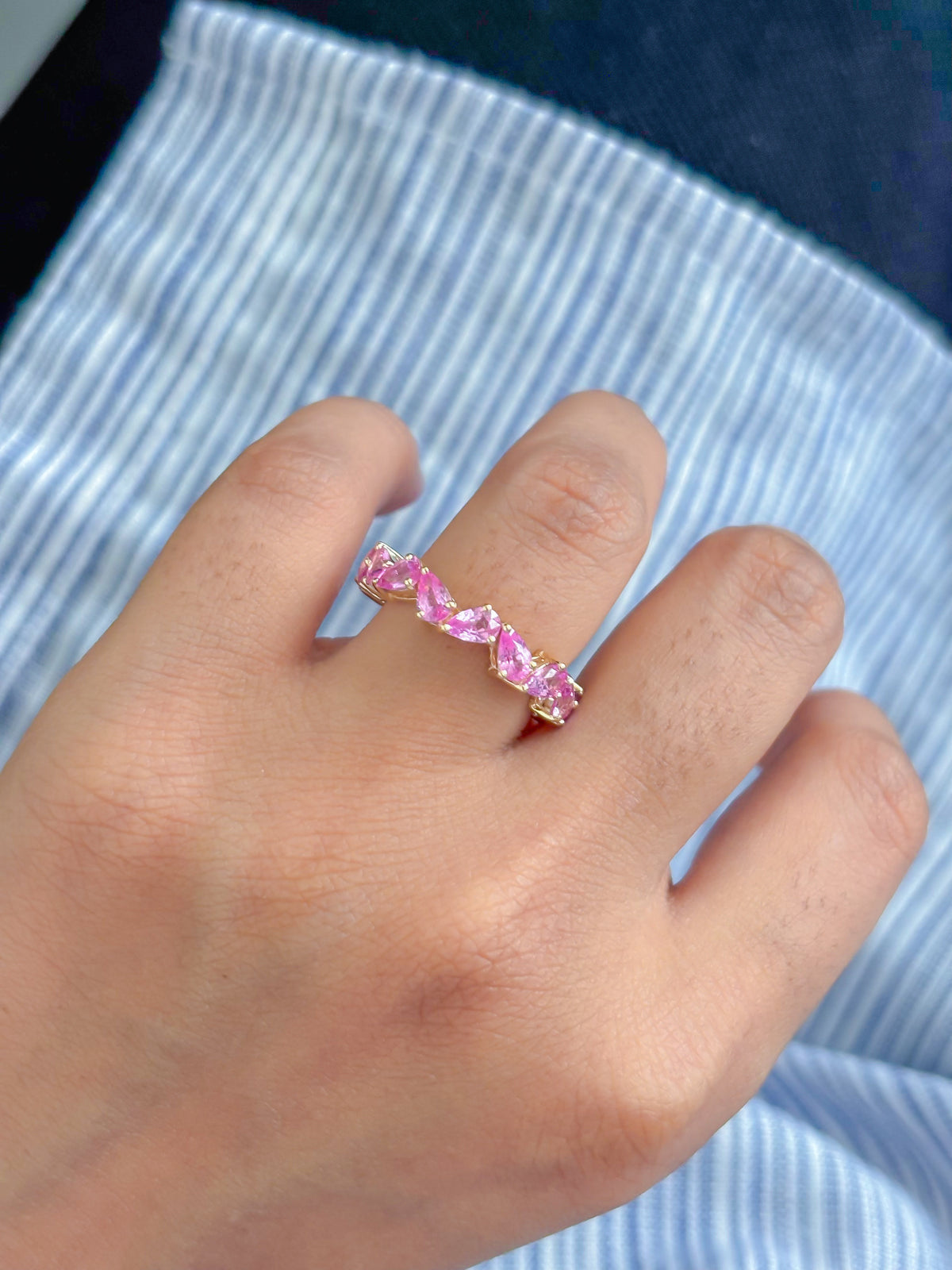Pink Sapphire Ring
