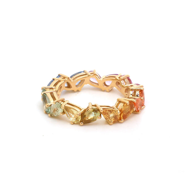 Rainbow Sapphire Ring