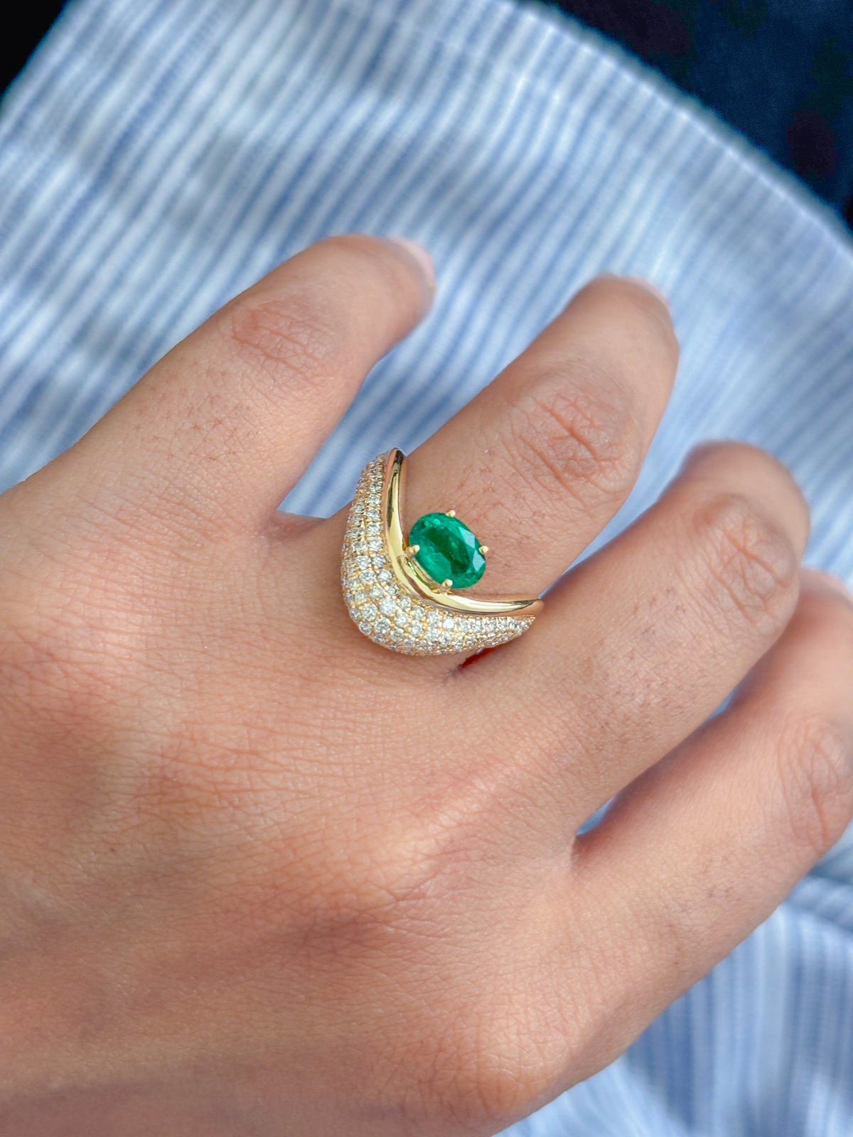 Emerald Diamond Ring
