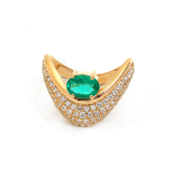 Emerald Diamond Ring