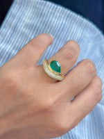 Emerald Diamond Ring