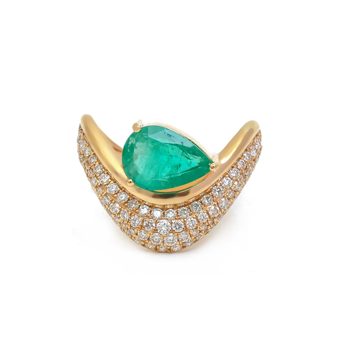 Emerald Diamond Ring