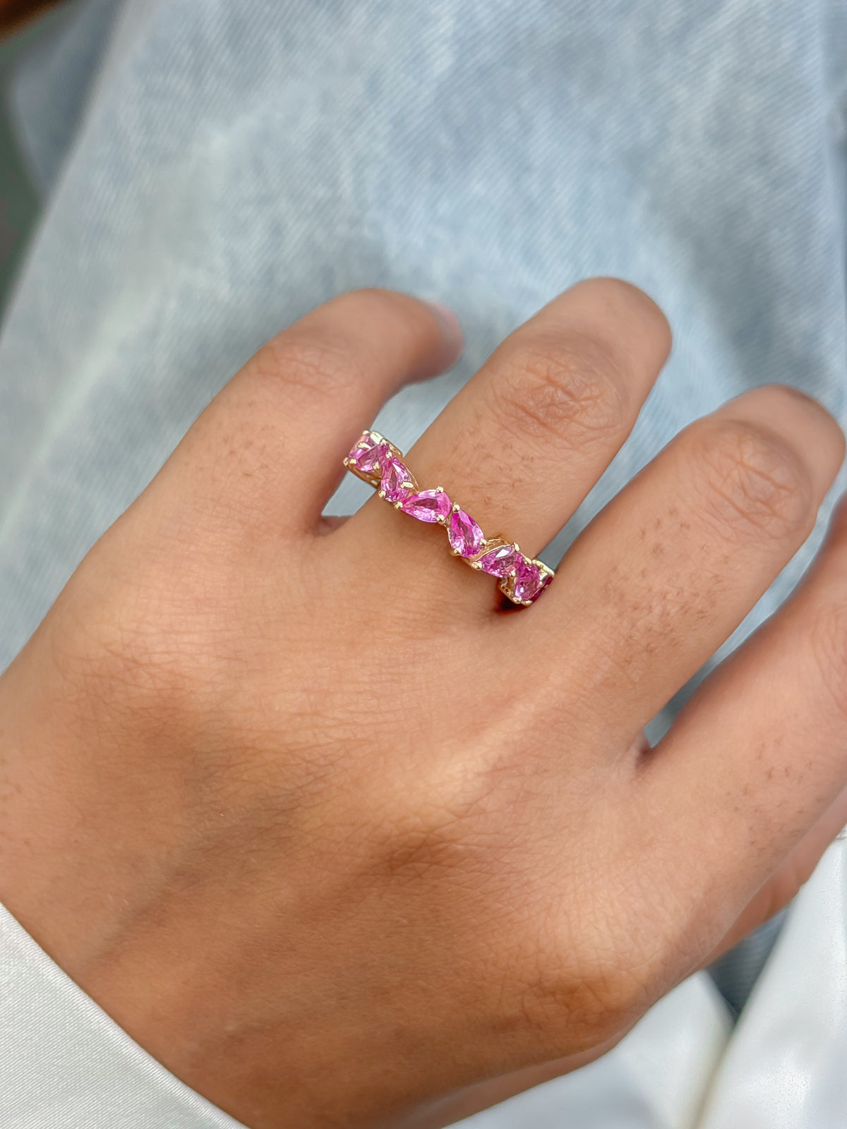 Pink Sapphire Ring