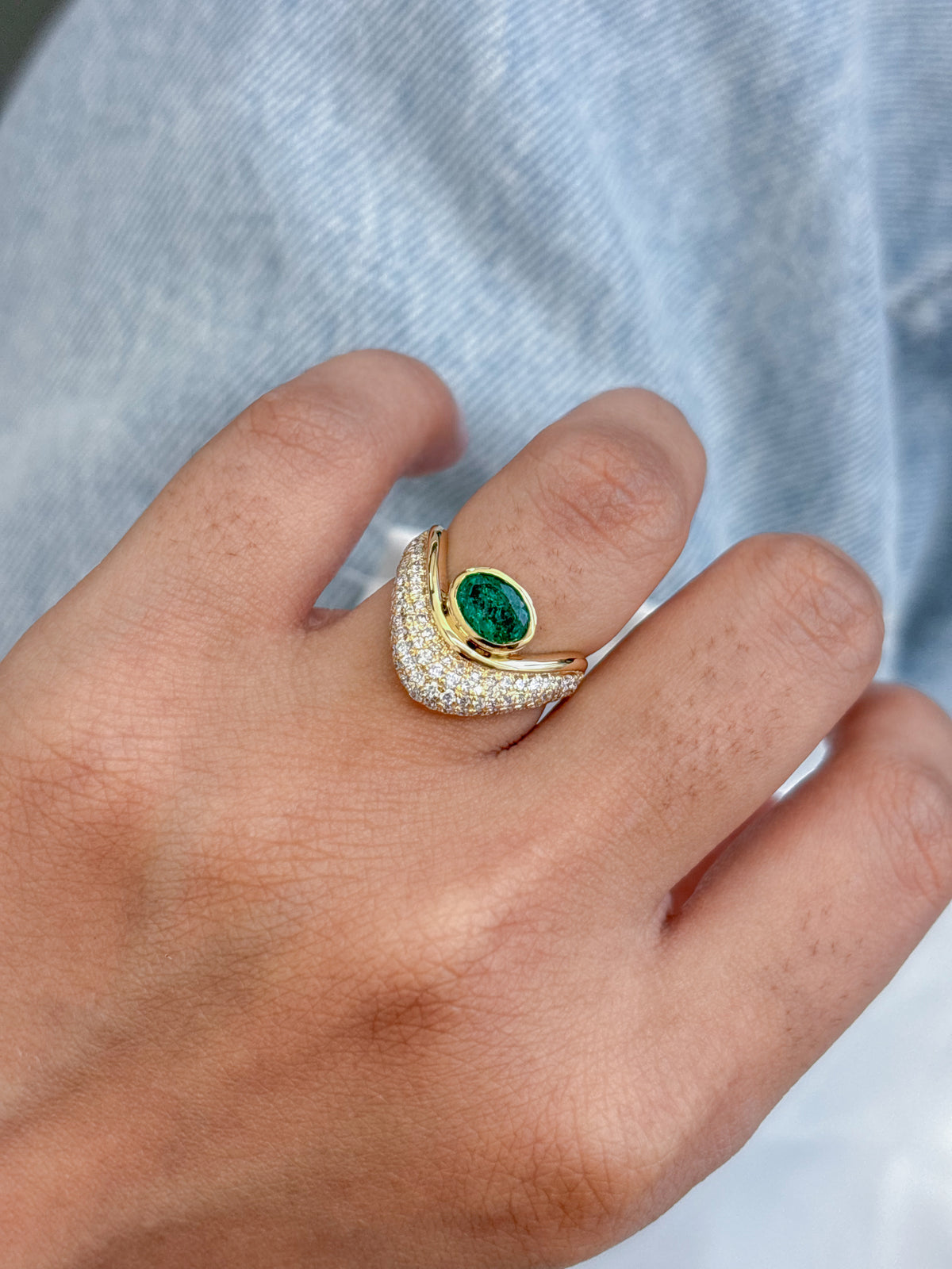 Emerald Diamond Ring