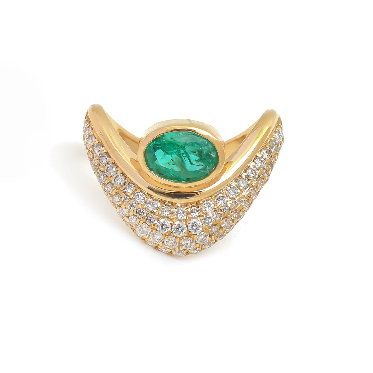 Emerald Diamond Ring