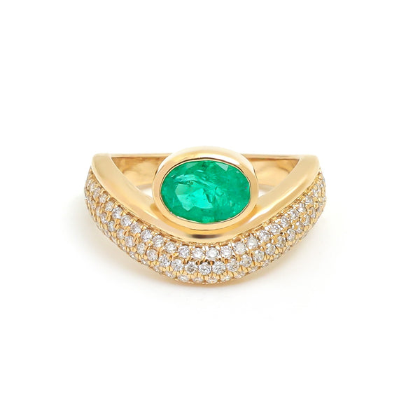 Emerald Diamond Ring