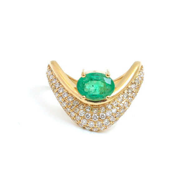Emerald Diamond Ring