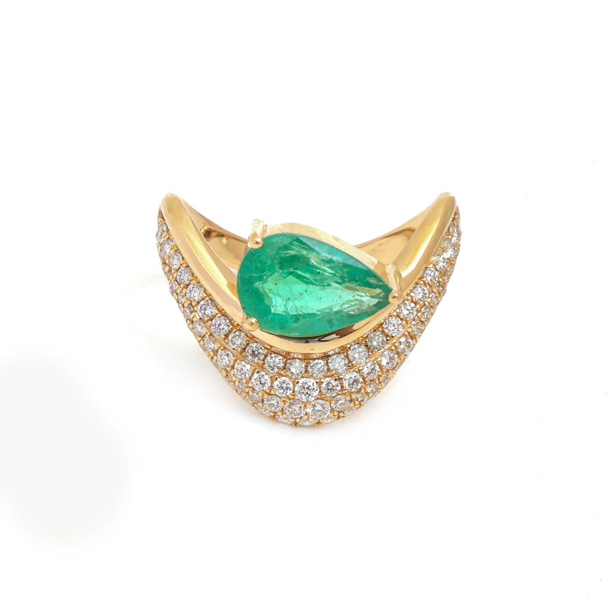 Emerald Diamond Ring