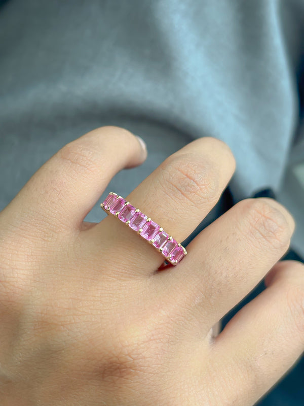 Pink Sapphire Ring