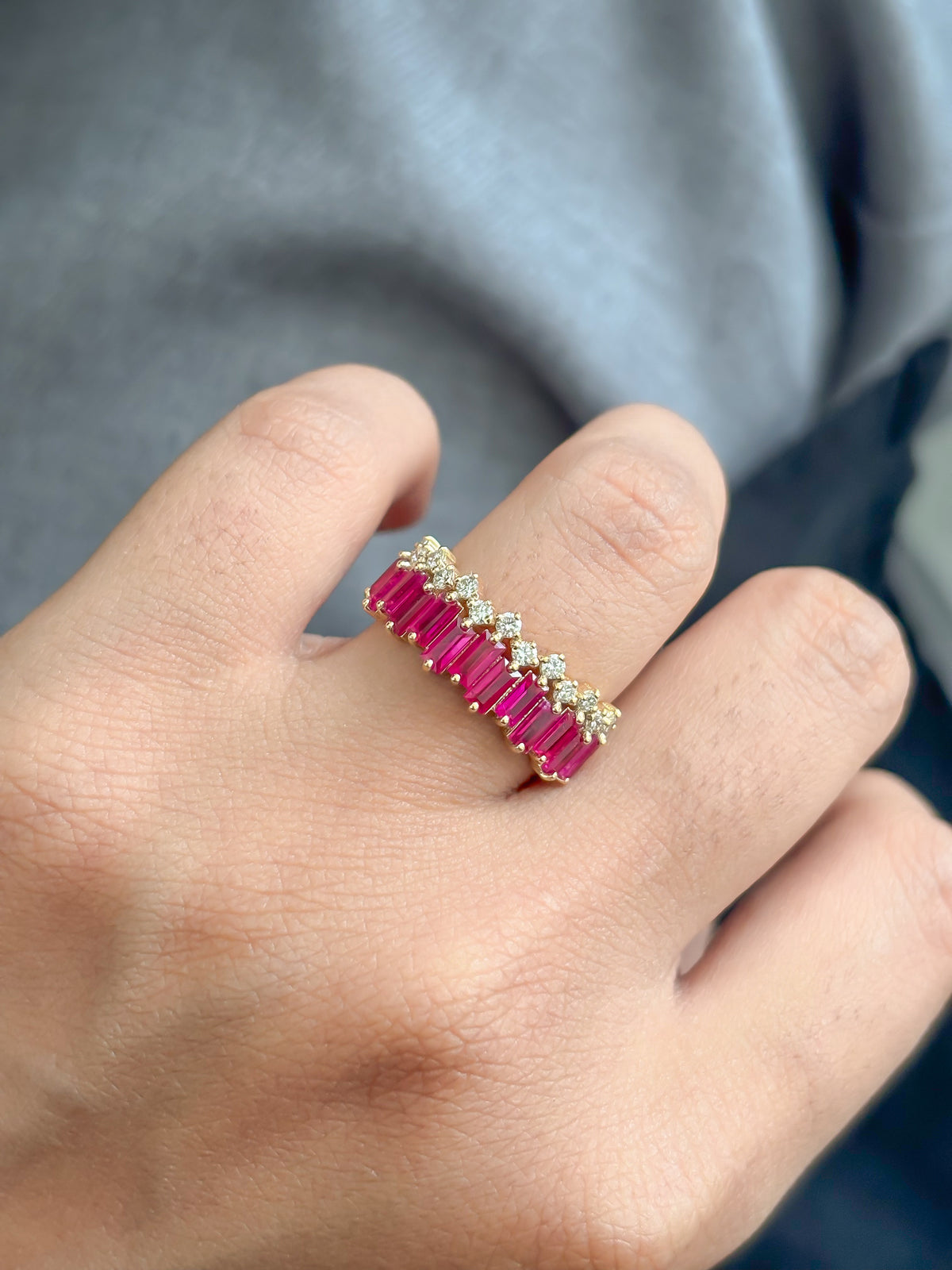 Ruby Diamond Ring