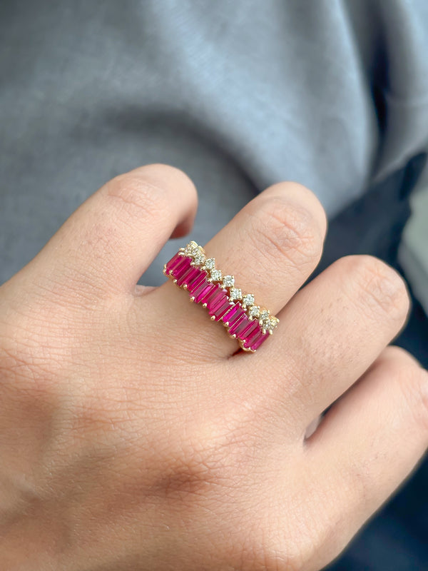 Ruby Diamond Ring