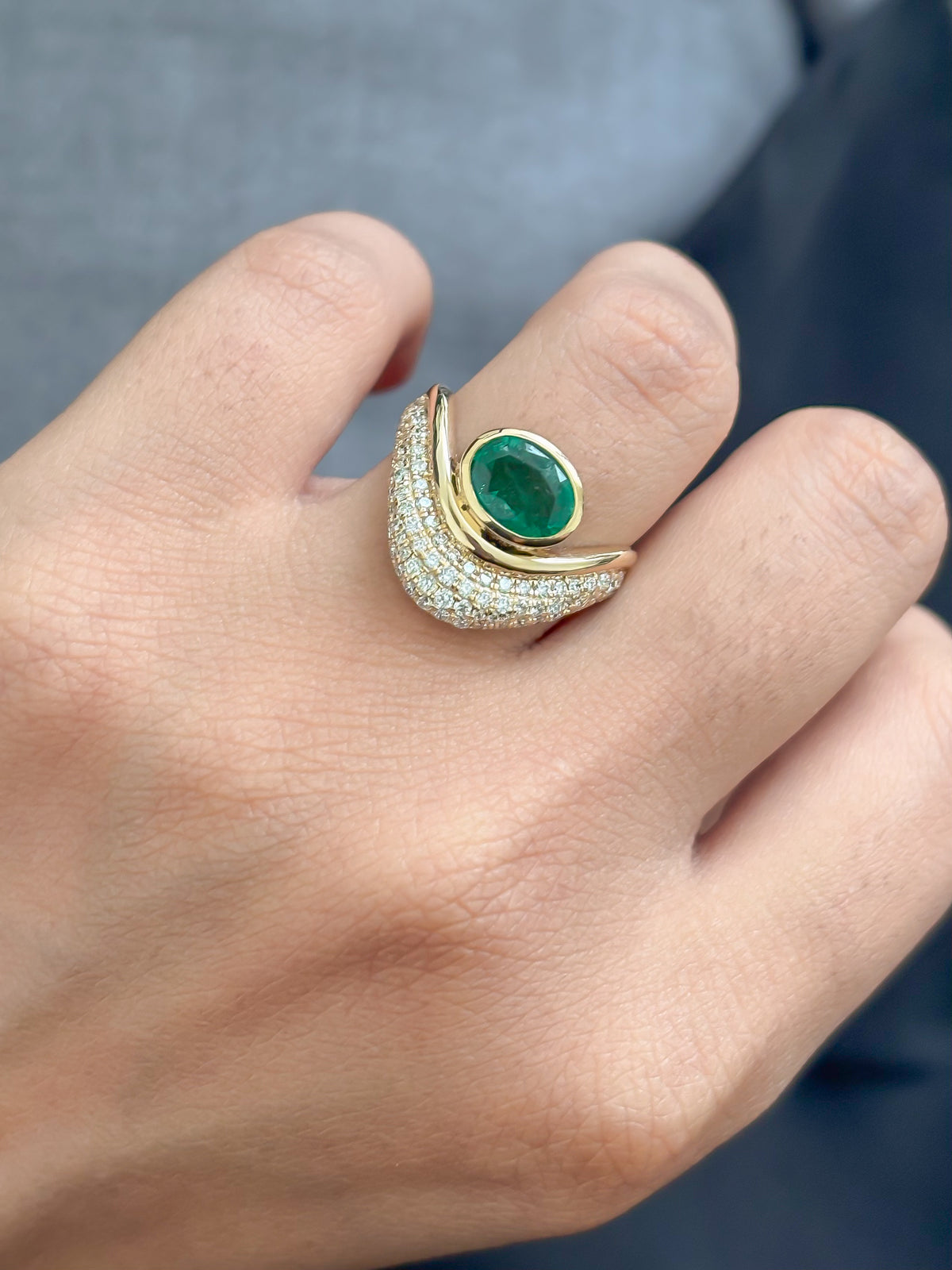 Emerald Diamond Ring