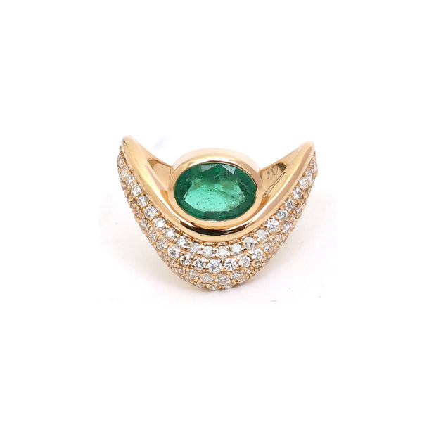 Emerald Diamond Ring