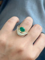 Emerald Diamond Ring