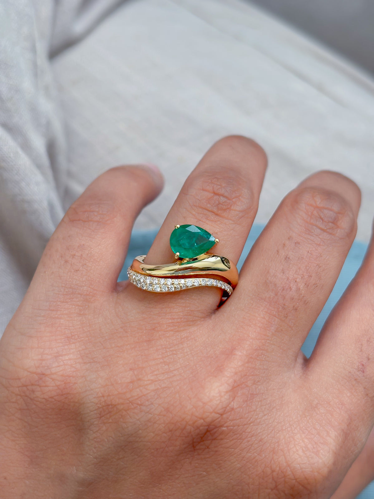 Emerald Diamond Ring