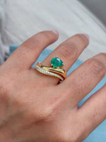 Emerald Diamond Ring