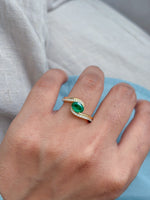 Emerald Diamond Ring