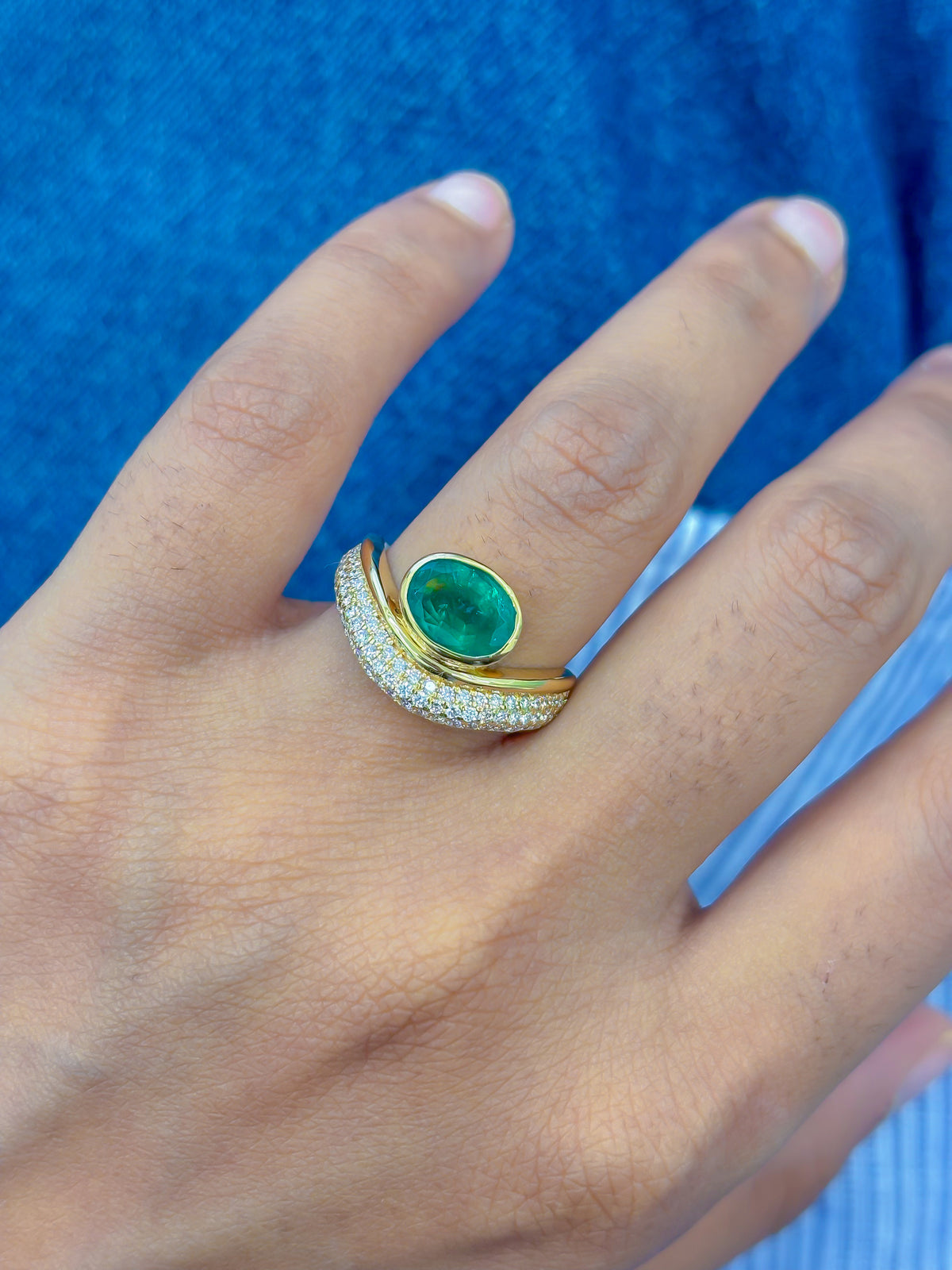 Emerald Diamond Ring