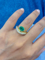 Emerald Diamond Ring