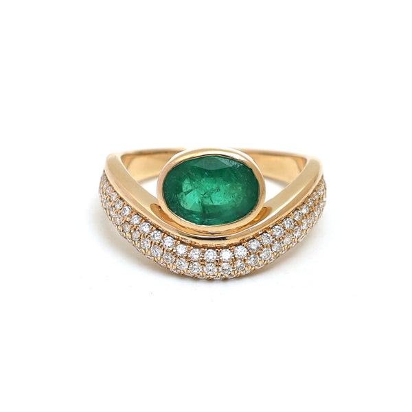 Emerald Diamond Ring