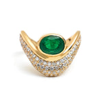 Emerald Diamond Ring