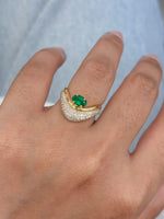 Diamond Emerald Ring