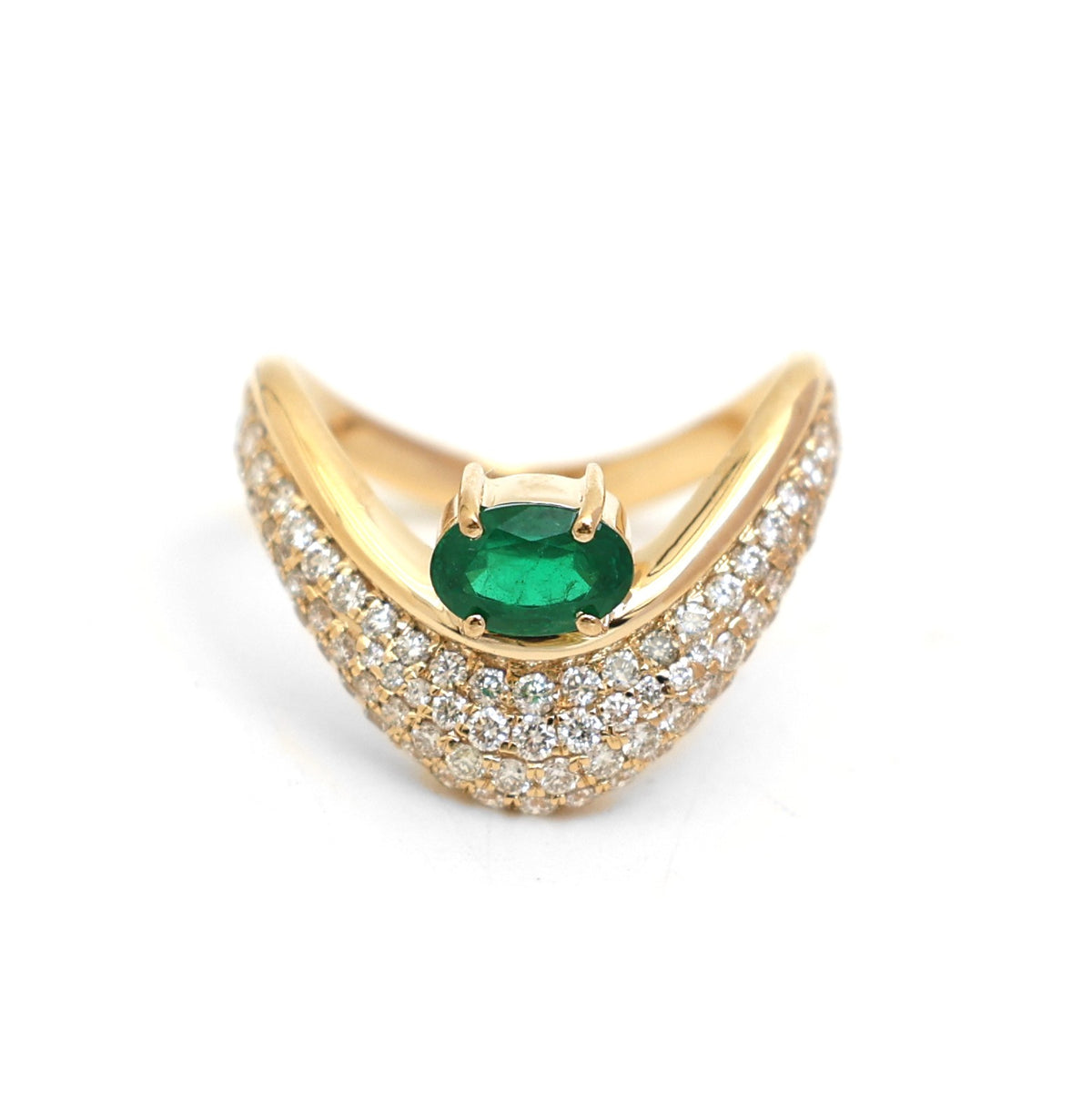 Diamond Emerald Ring