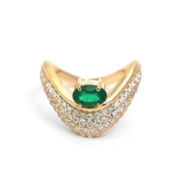 Diamond Emerald Ring
