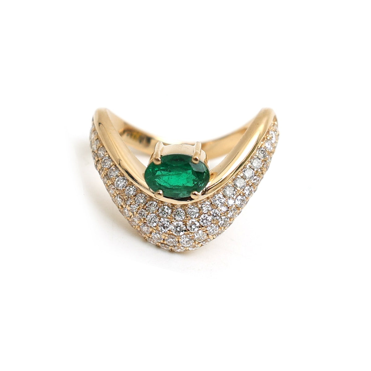 Diamond Emerald Ring
