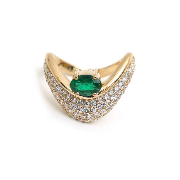 Diamond Emerald Ring