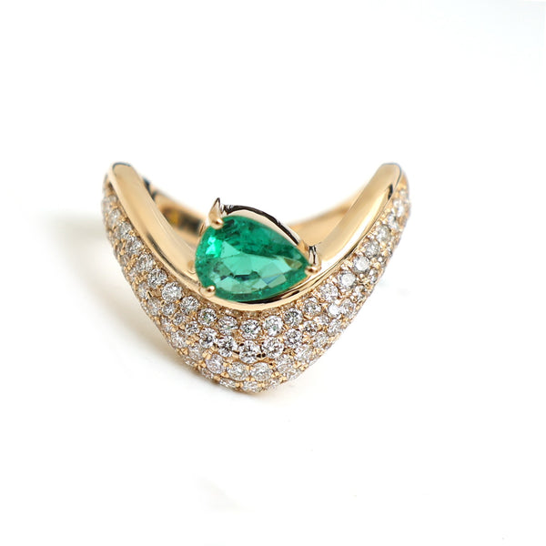 Diamond Emerald Ring