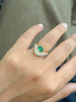 Diamond Emerald Ring