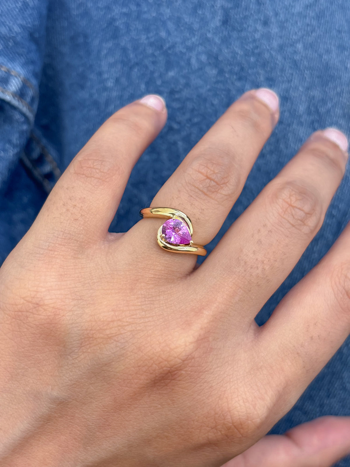 Pink Sapphire Ring