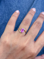 Pink Sapphire Ring