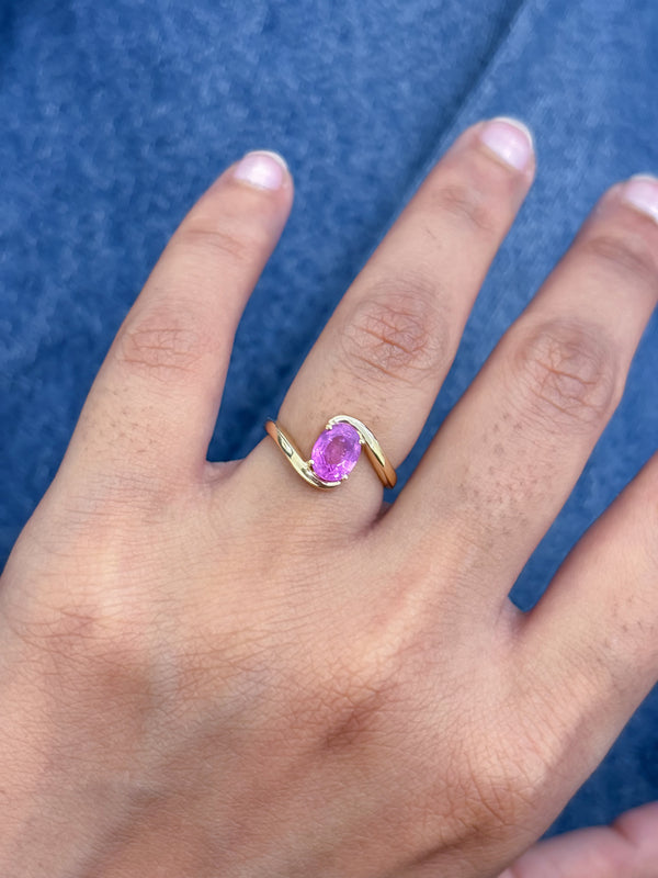 Pink Sapphire Ring