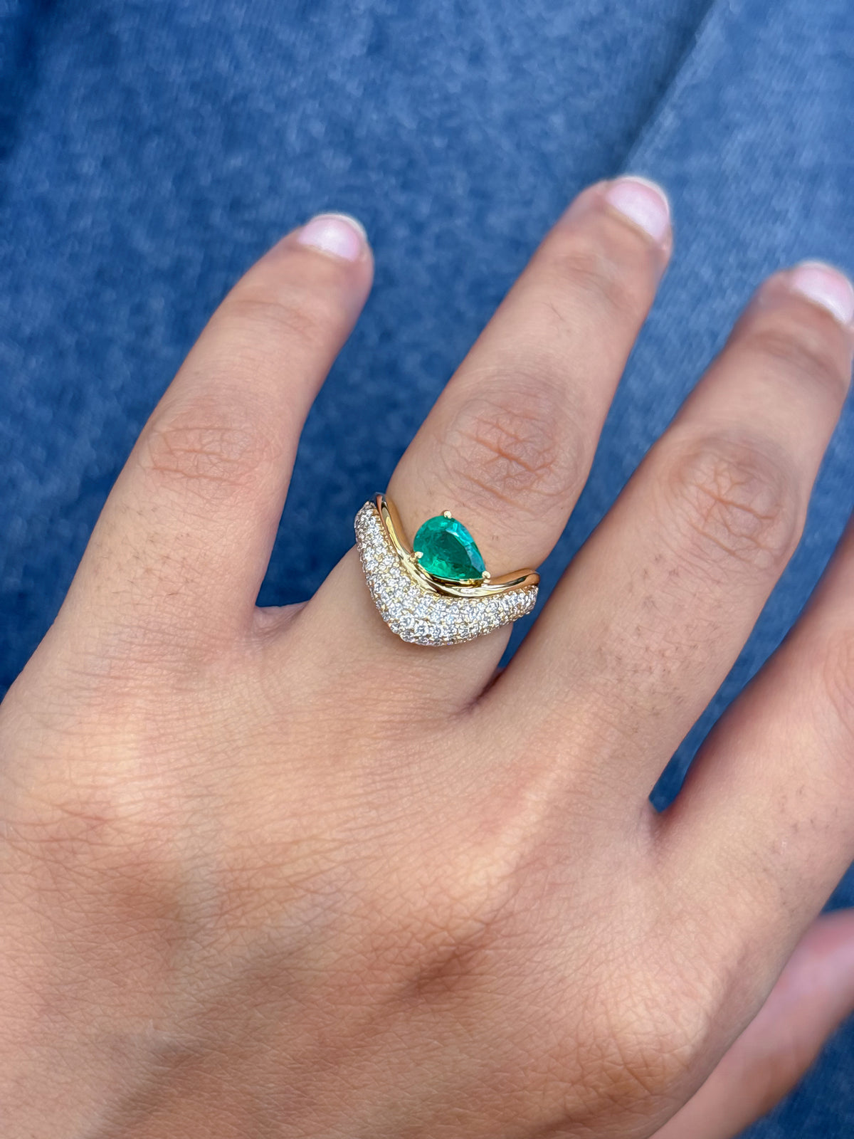Emerald Diamond Ring