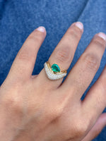 Emerald Diamond Ring