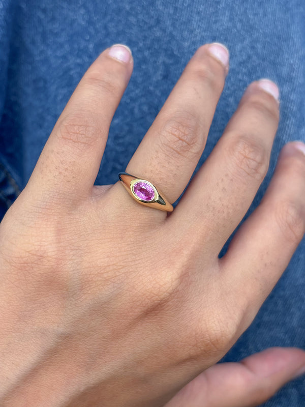 Pink Sapphire Ring